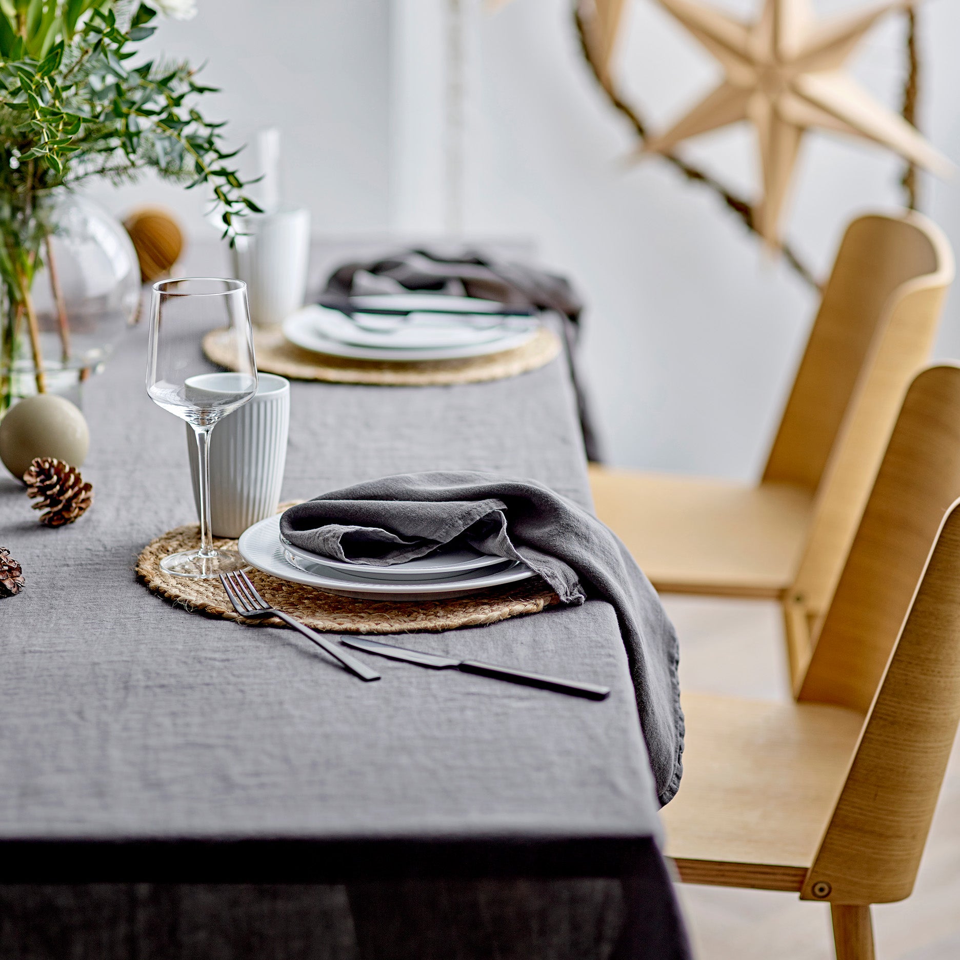 Pure Linen serviet earth 2 stk